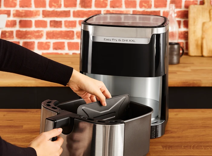 Thumbnail 10 de Tefal Easy Fry & Grill XXL EY801D Heißluftfritteuse mit 2 Garzonen und Grillplatte