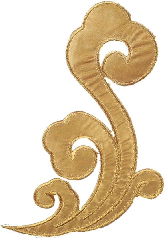 Detalle de Embroidered Cloud Patches, Gold