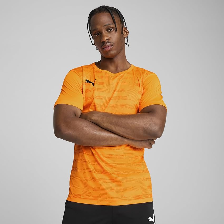 Detalle de PUMA individualRISE Graphic Jersey Camiseta hombre Heat Fire M