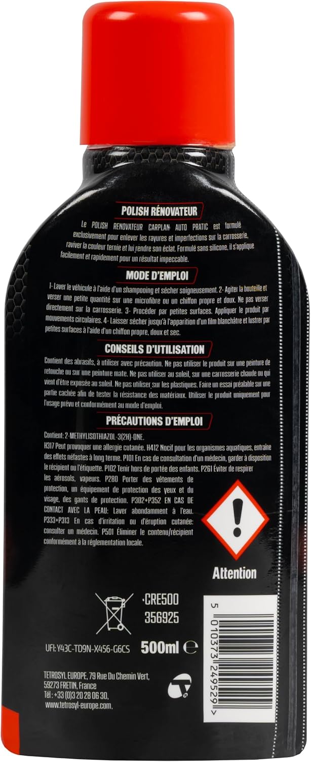 Thumbnail 1 de CarPlan Auto Pratic Polish Renovator – Ravive la Peinture Ternie (500 ml)