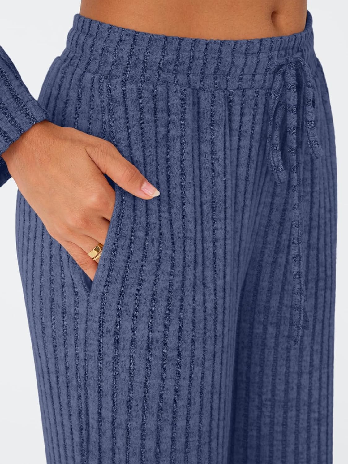Thumbnail 4 de LILLUSORY Womens Lounge Set ribbed 2-piece