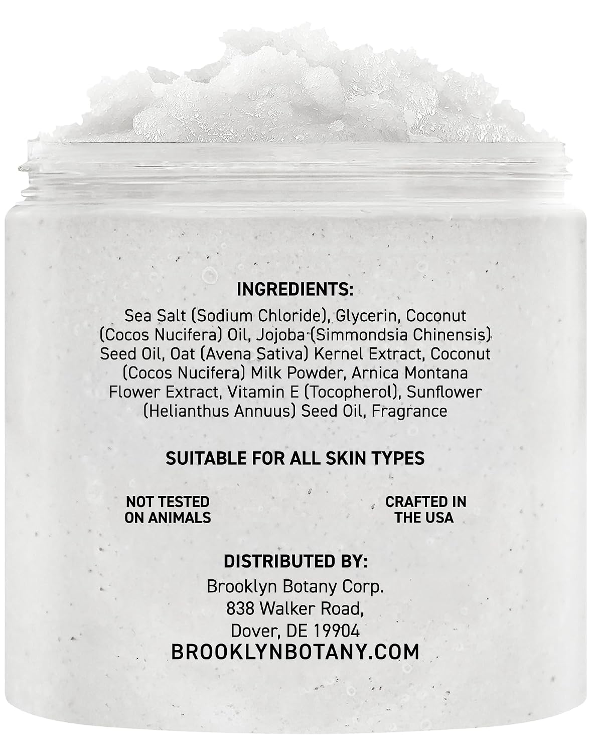 Thumbnail 2 de Brooklyn Botany BBCBS Coconut Milk Body Scrub, 10 oz Salt Exfoliator