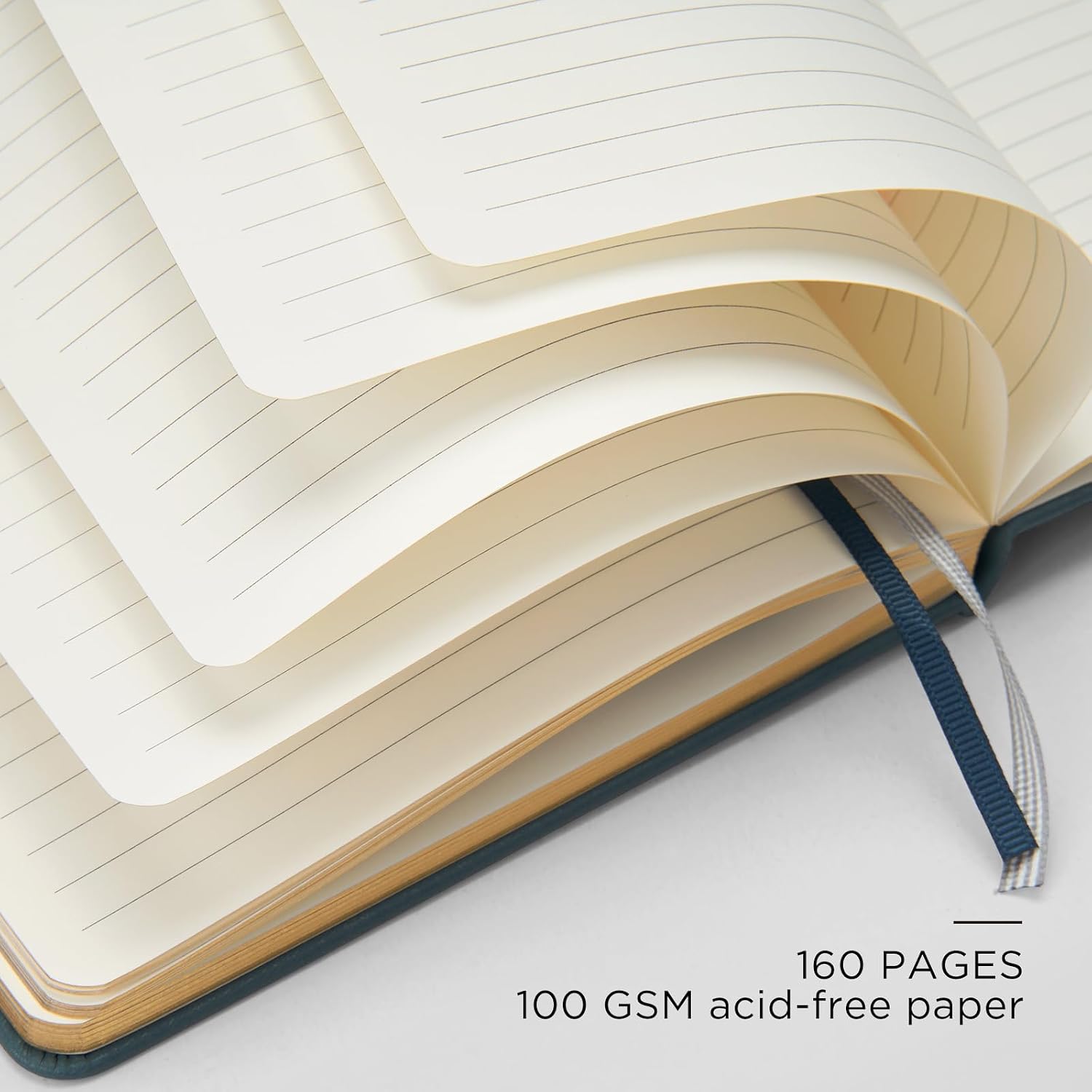 Detalle 2 de &And Per Se-002 A5 Ruled Journal Set, Cyan, 160 Pages, 100 GSM Paper
