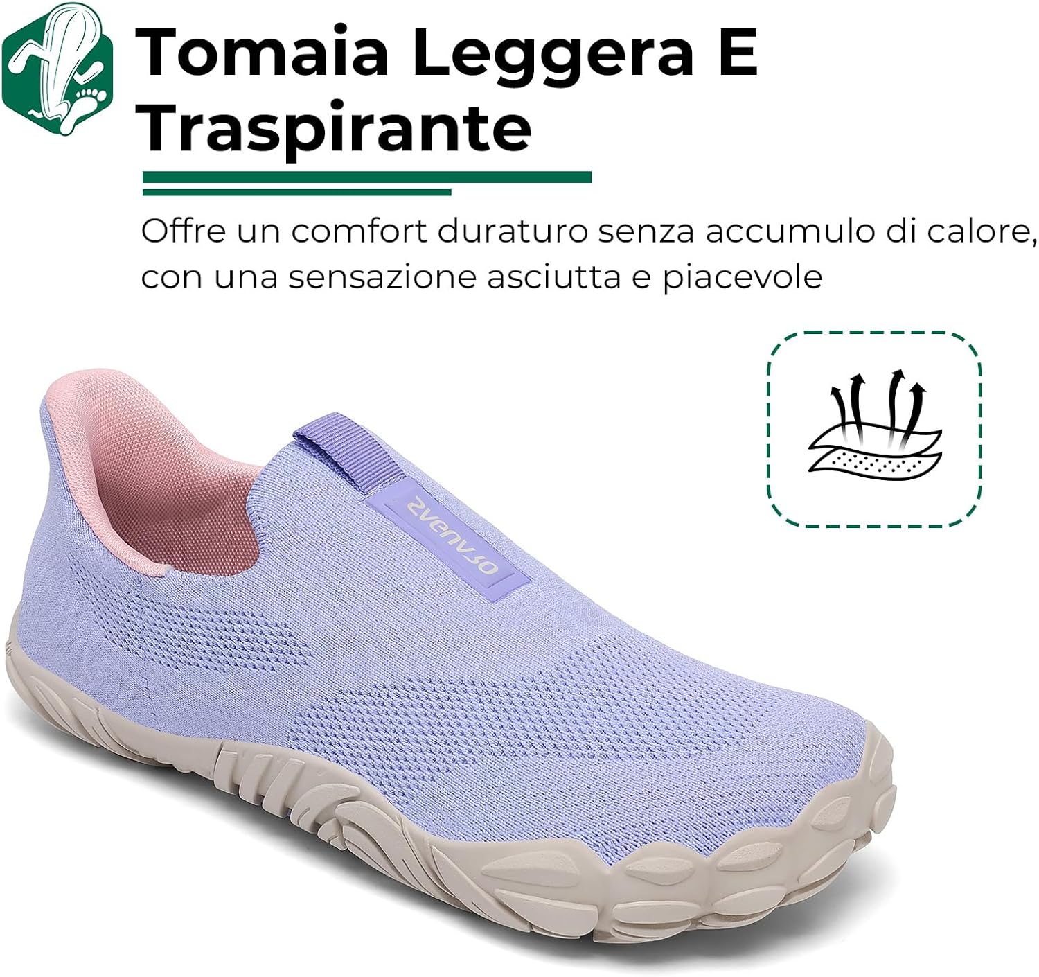 Thumbnail 5 de SAGUARO Scarpe Minimaliste Unisex Senza Lacci con Punta Ampia – Taglie 36–46