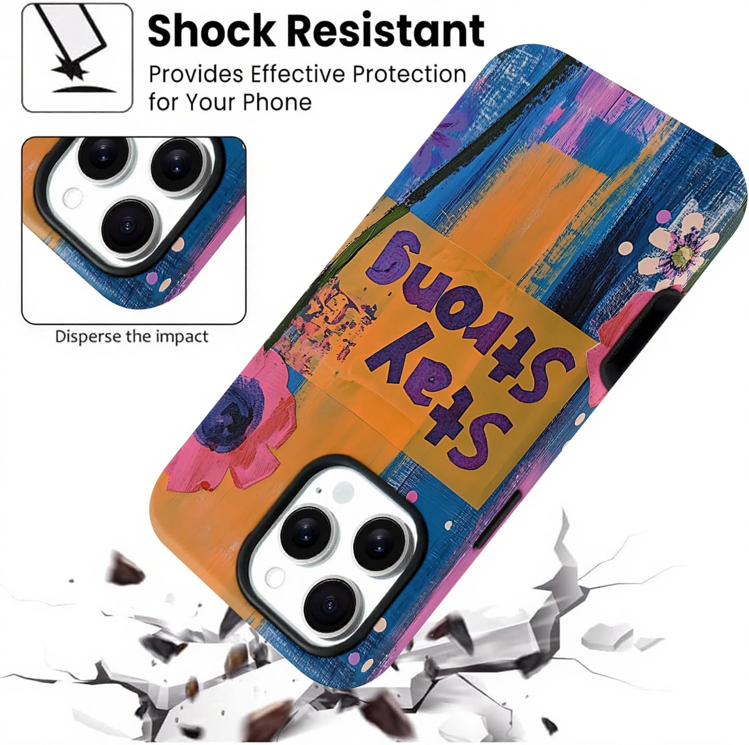 Detalle 2 de Floral iPhone 16 Pro Max Case