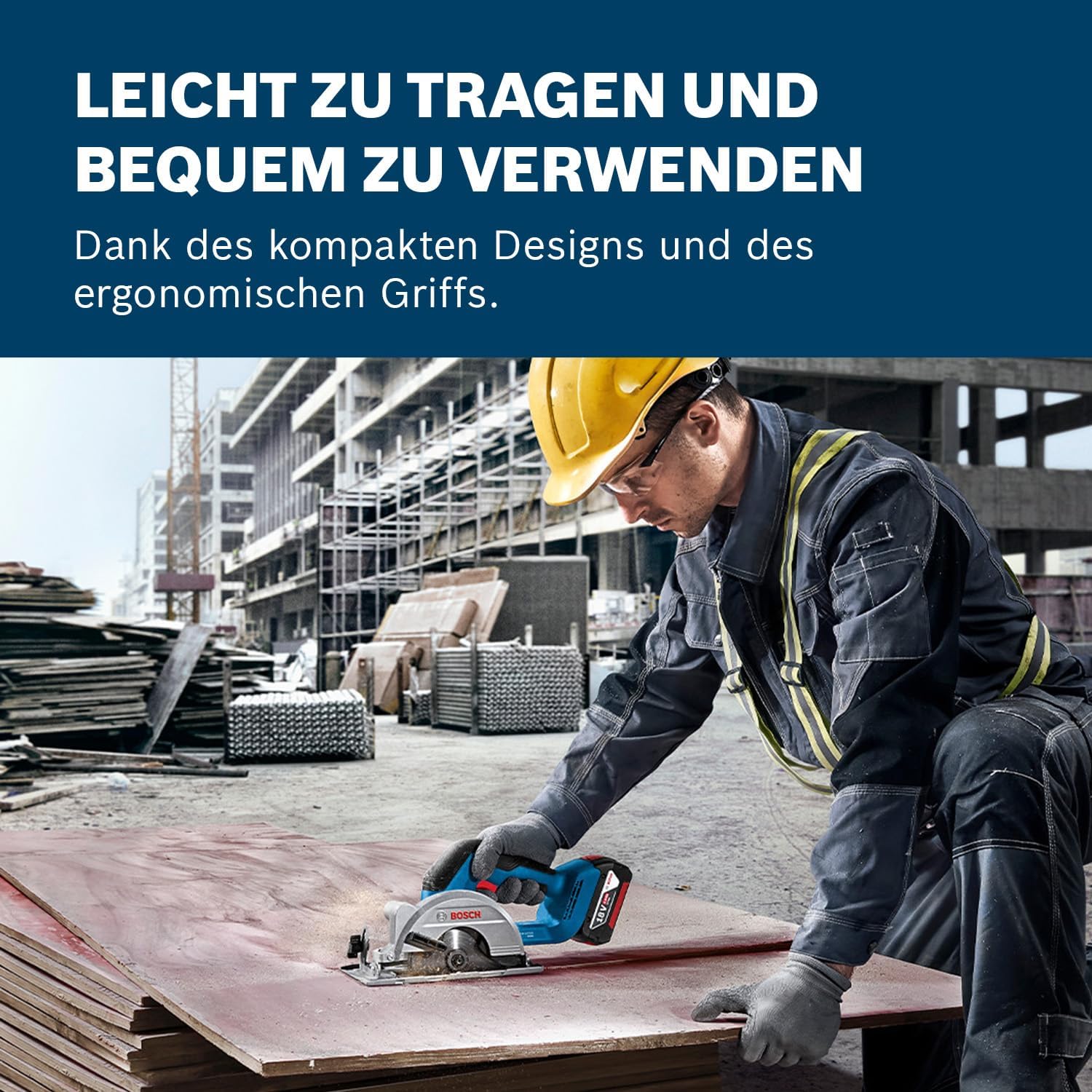 Thumbnail 2 de Bosch Professional GKS 18V-51 Akku-Kreissäge 140 mm 🛠