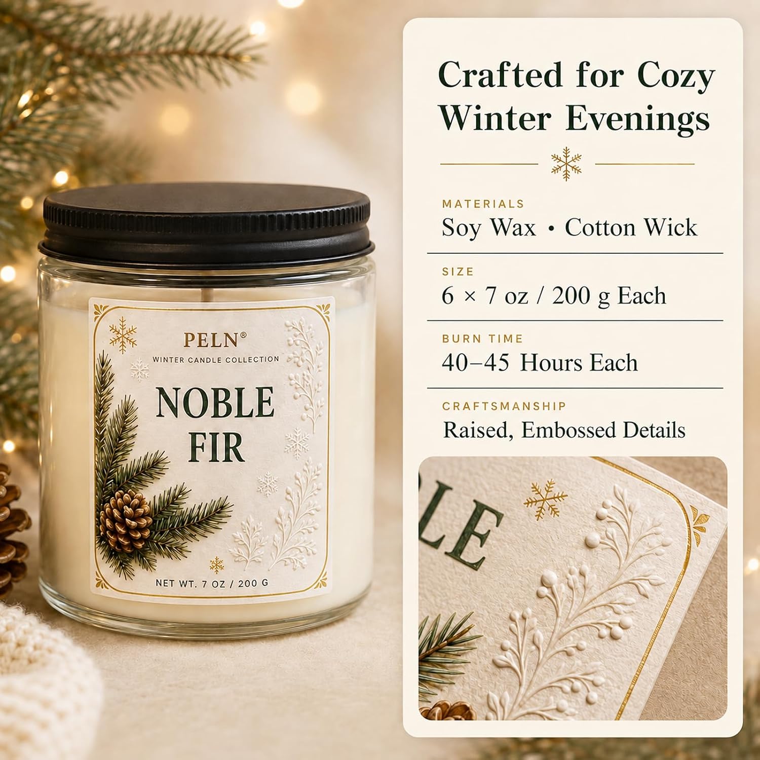 Detalle 2 de Soy Candle Gift Set, 7 oz