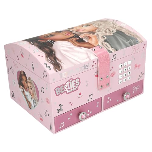 Detalle de Depesche 13724 TOPModel My BFF – Joyero Grande en Rosa con Sonido y Espejo
