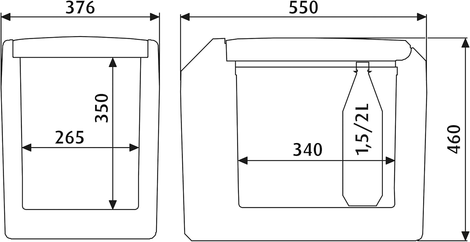 Thumbnail 5 de DOMETIC TCX35 33L: Elektro-Kühlbox für Auto, LKW und Zuhause (12/24V, 230V)