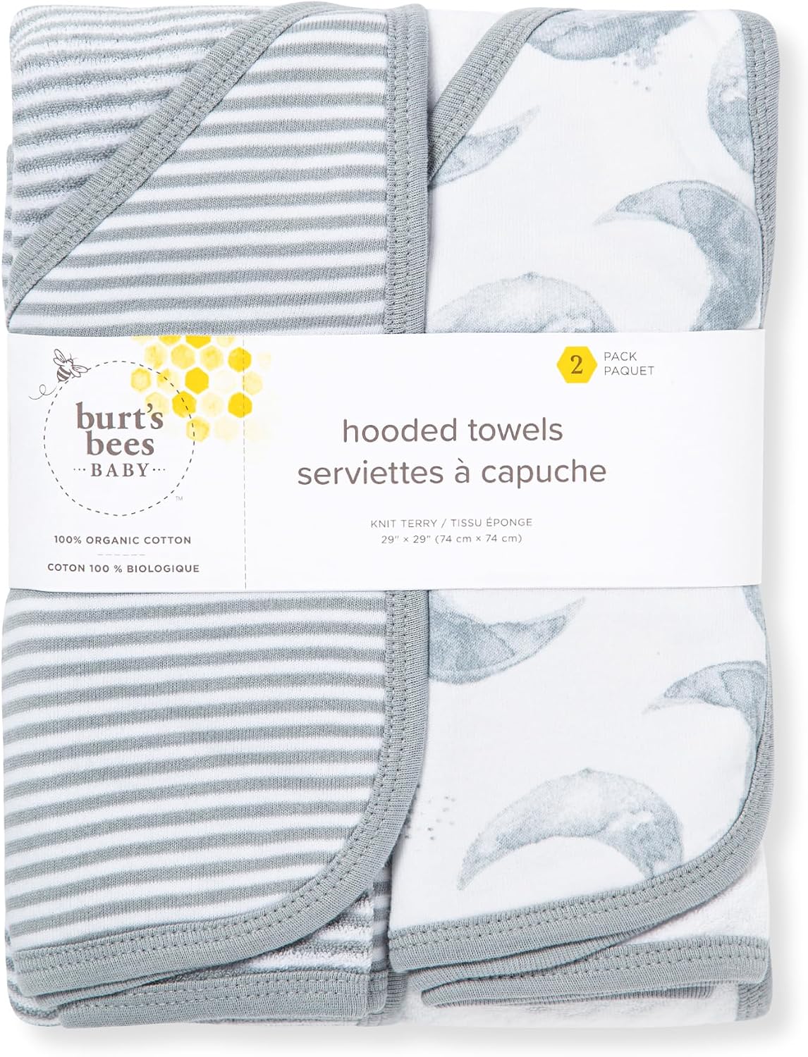 Detalle 2 de 100% Organic Cotton Hooded Towel — Super Soft