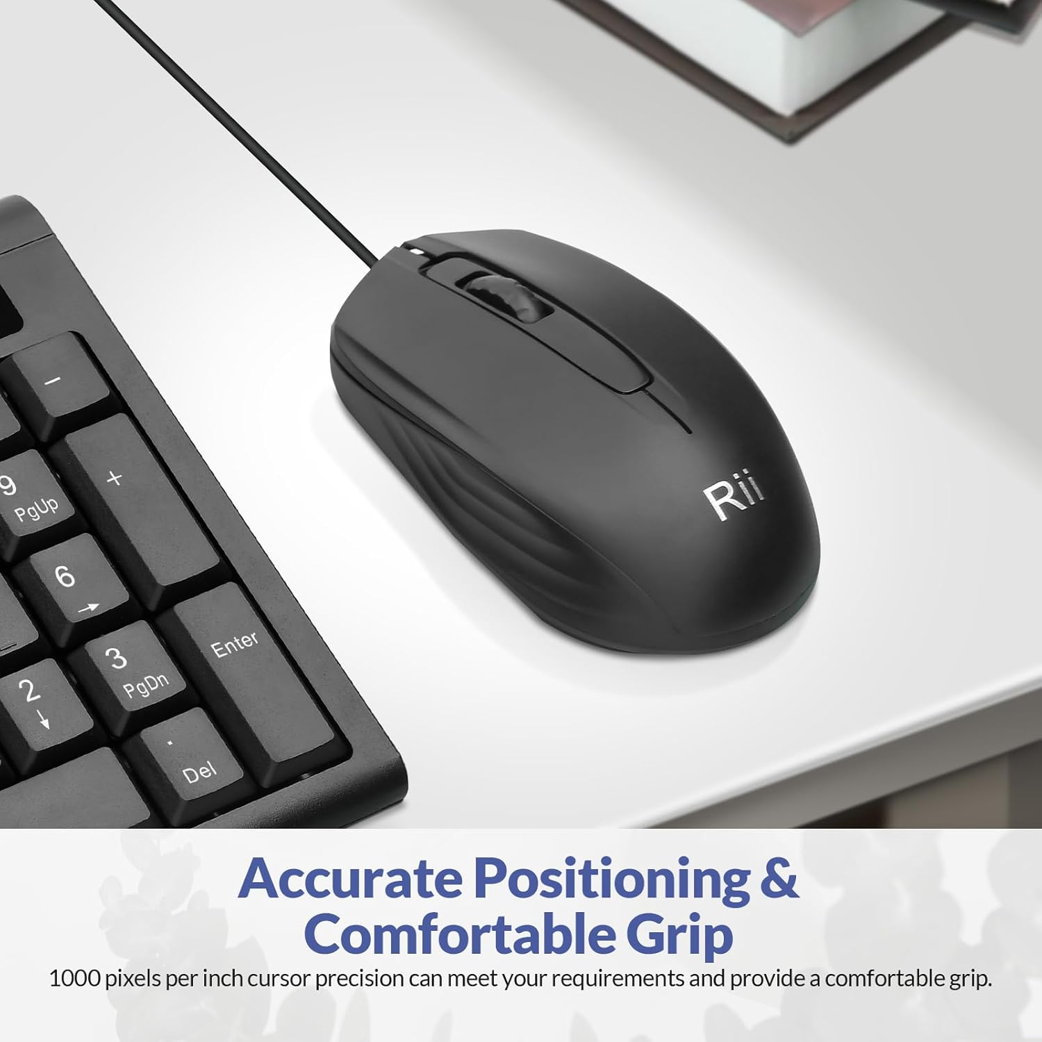 Thumbnail 5 de Rii Keyboard and Mouse Set USB Wired Combo