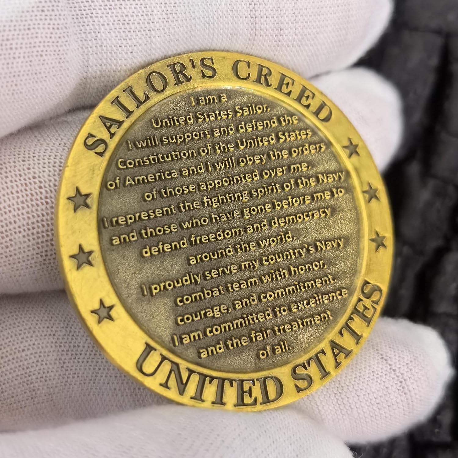 Detalle 2 de Sailor's Creed Challenge Coin 1.77-Inch