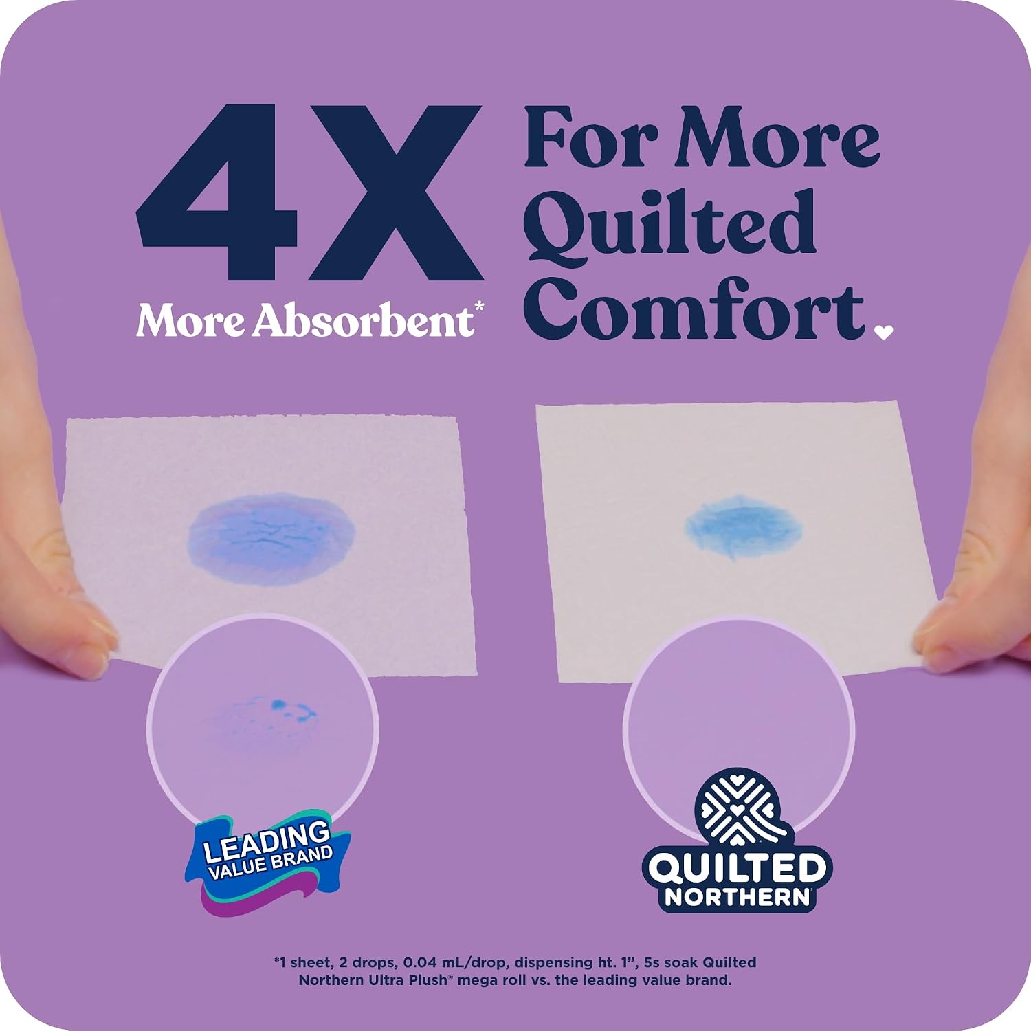 Detalle 2 de Quilted Northern Ultra Plush 32 Mega Rolls toilet paper 🧻