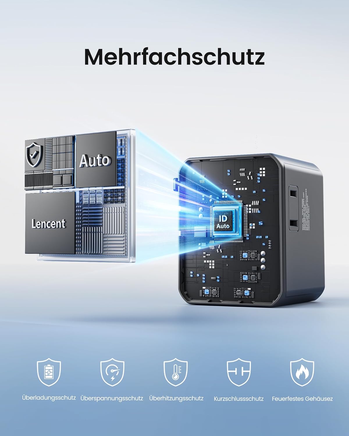 Thumbnail 4 de LENCENT Reiseadapter PD 45 W 163 g