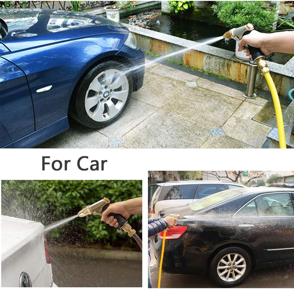 Thumbnail 5 de FANHAO 3/4" metal garden hose spray gun with adjustable patterns and full brass nozzle