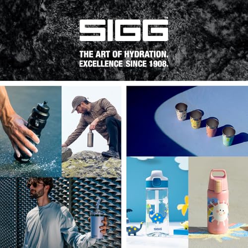 Detalle 2 de SIGG Shield Therm One Isolierte Trinkflasche 0,75 L – Multicolor Ocean Grün, auslaufsicher, spülmaschinenfest