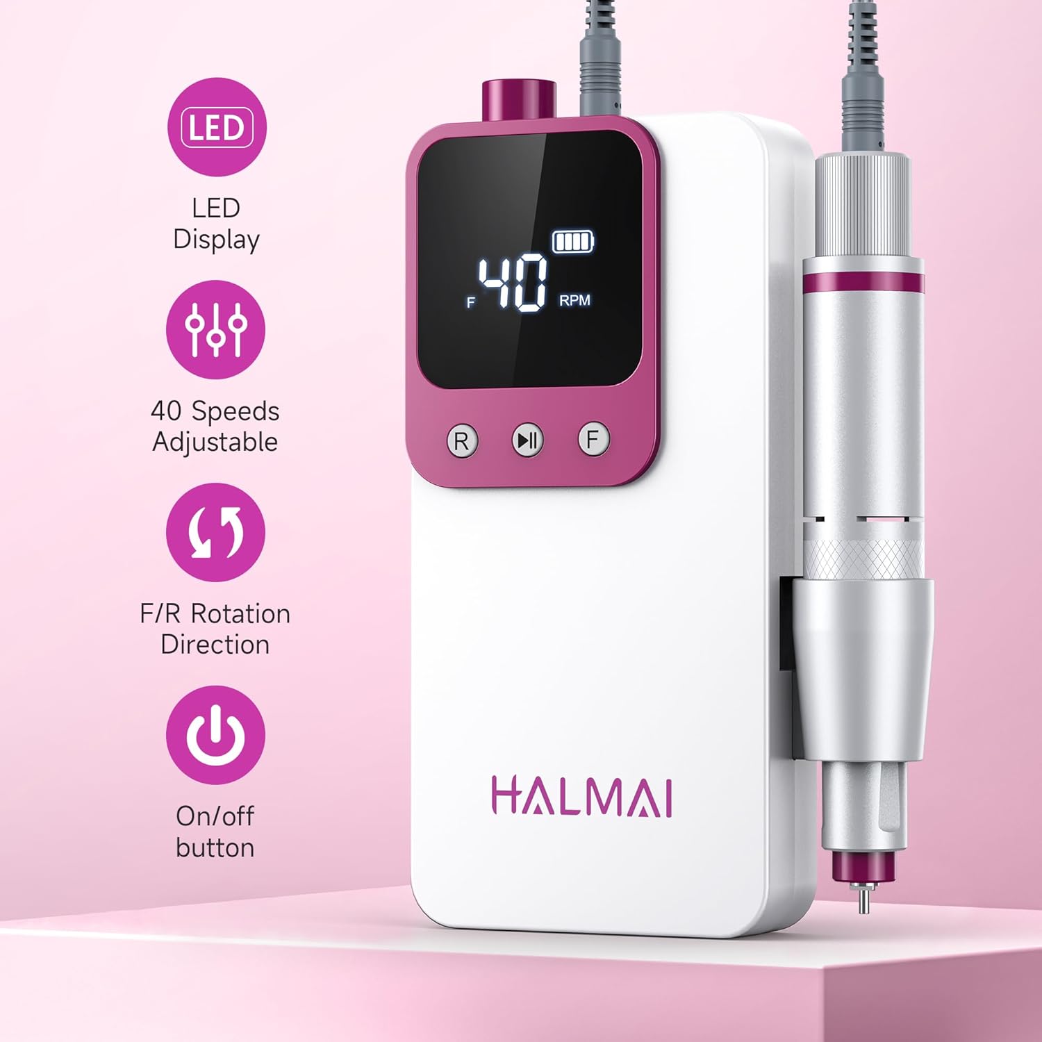 Thumbnail 3 de HALMAI HMC320 Nagelfräser 40000RPM