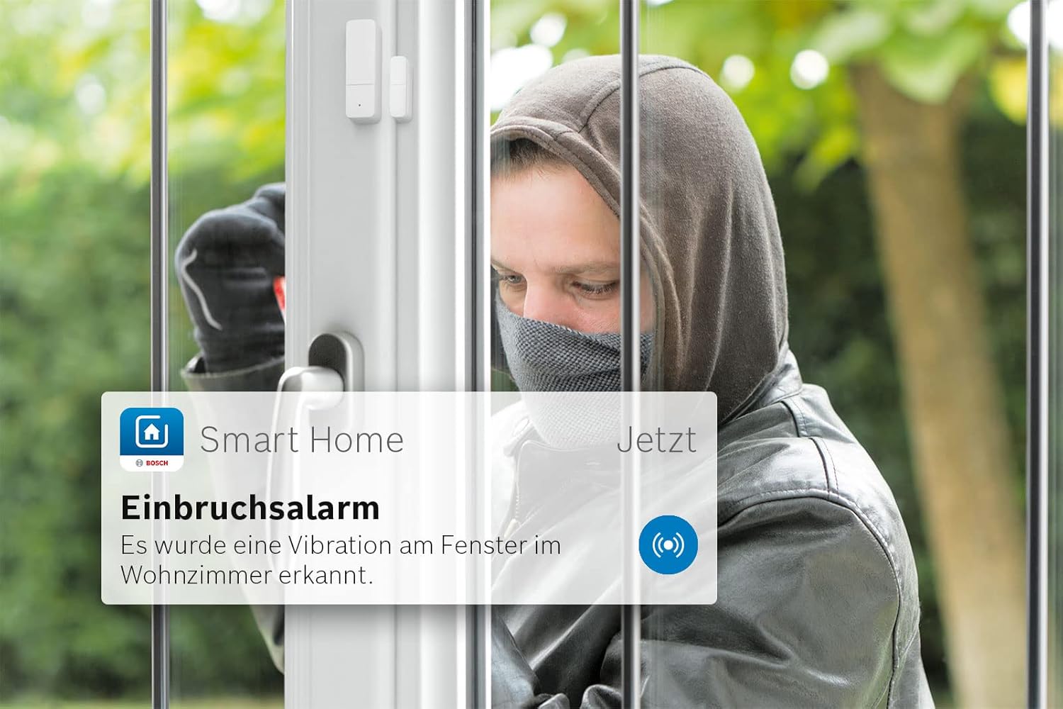 Detalle 2 de Bosch Smart Home Tür-/Fensterkontakt II Plus – Einbruchsicherung mit Vibrationssensor