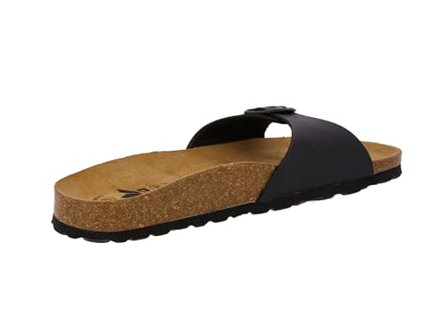 Detalle 2 de Lico Femme Bioline Once: Mules/clogs Noir 39 EU, confort et simplicité durable