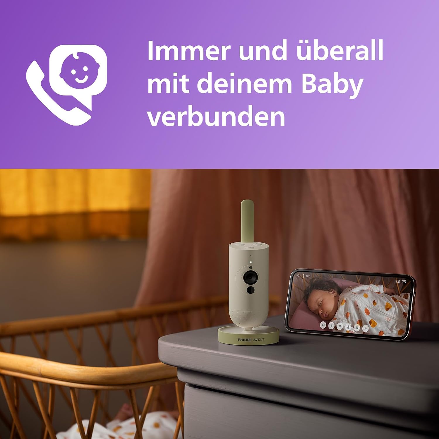 Thumbnail 1 de Philips AVENT Connected Babykamera