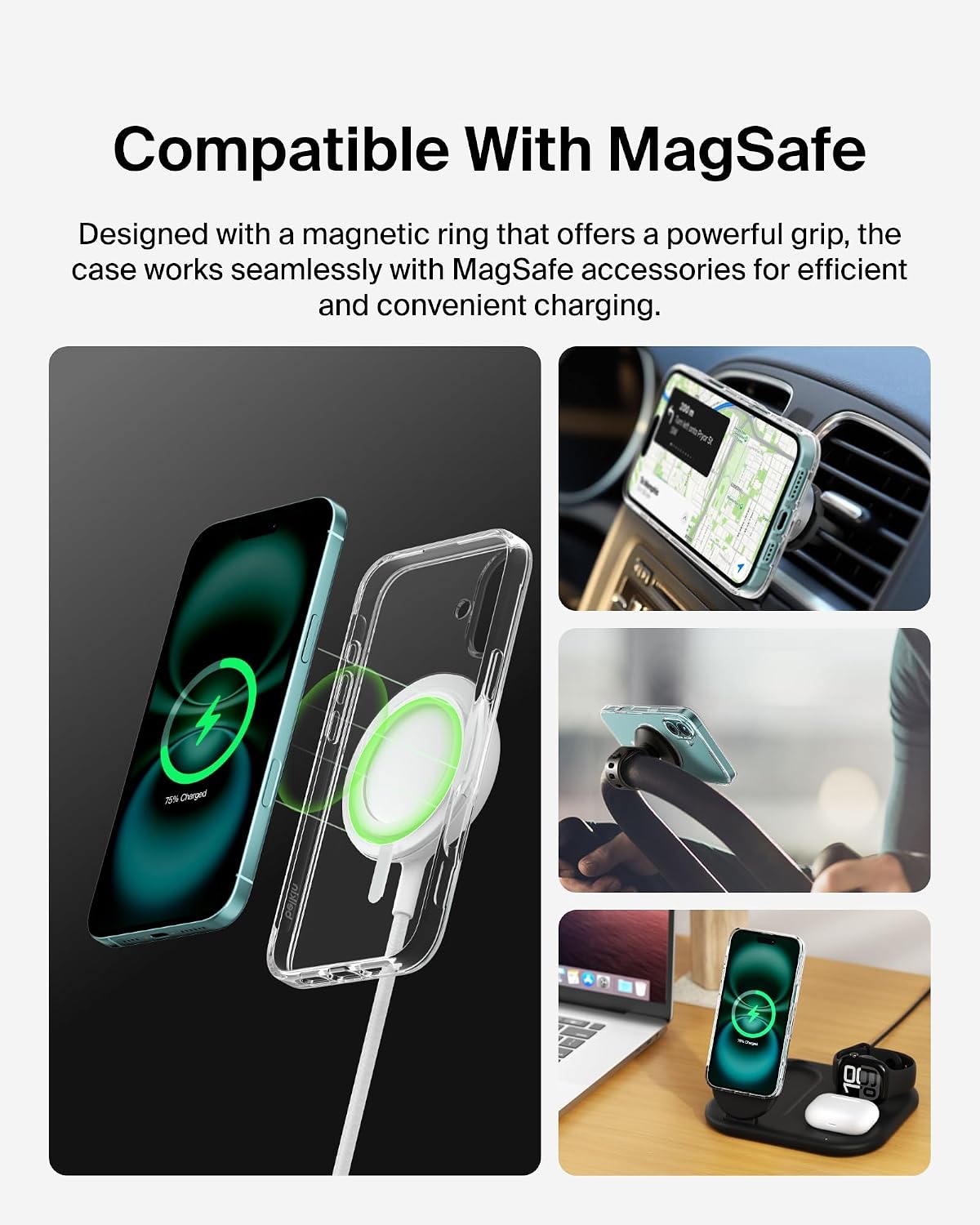 Detalle 2 de Belkin SheerForce iPhone 16 Plus Case