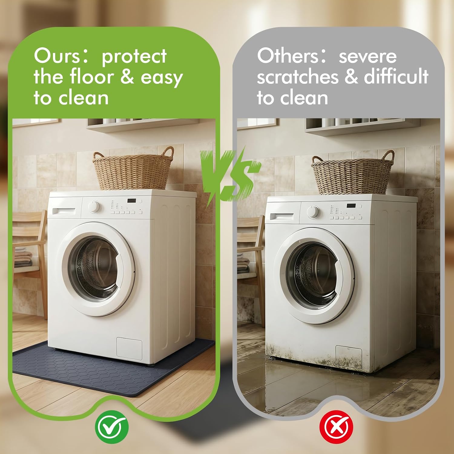 Thumbnail 6 de Washer and Dryer Mat, 23.6 x 23.6 in.