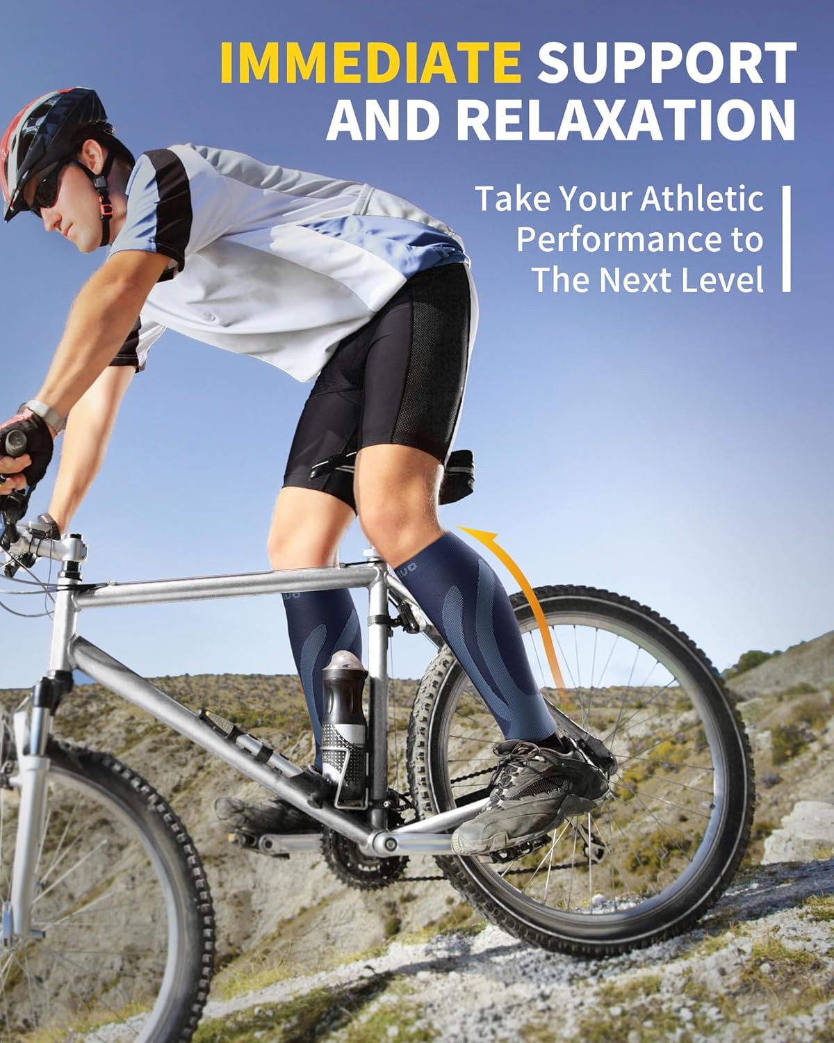Detalle 2 de CAMBIVO 2 Pairs Calf Compression Sleeve Review