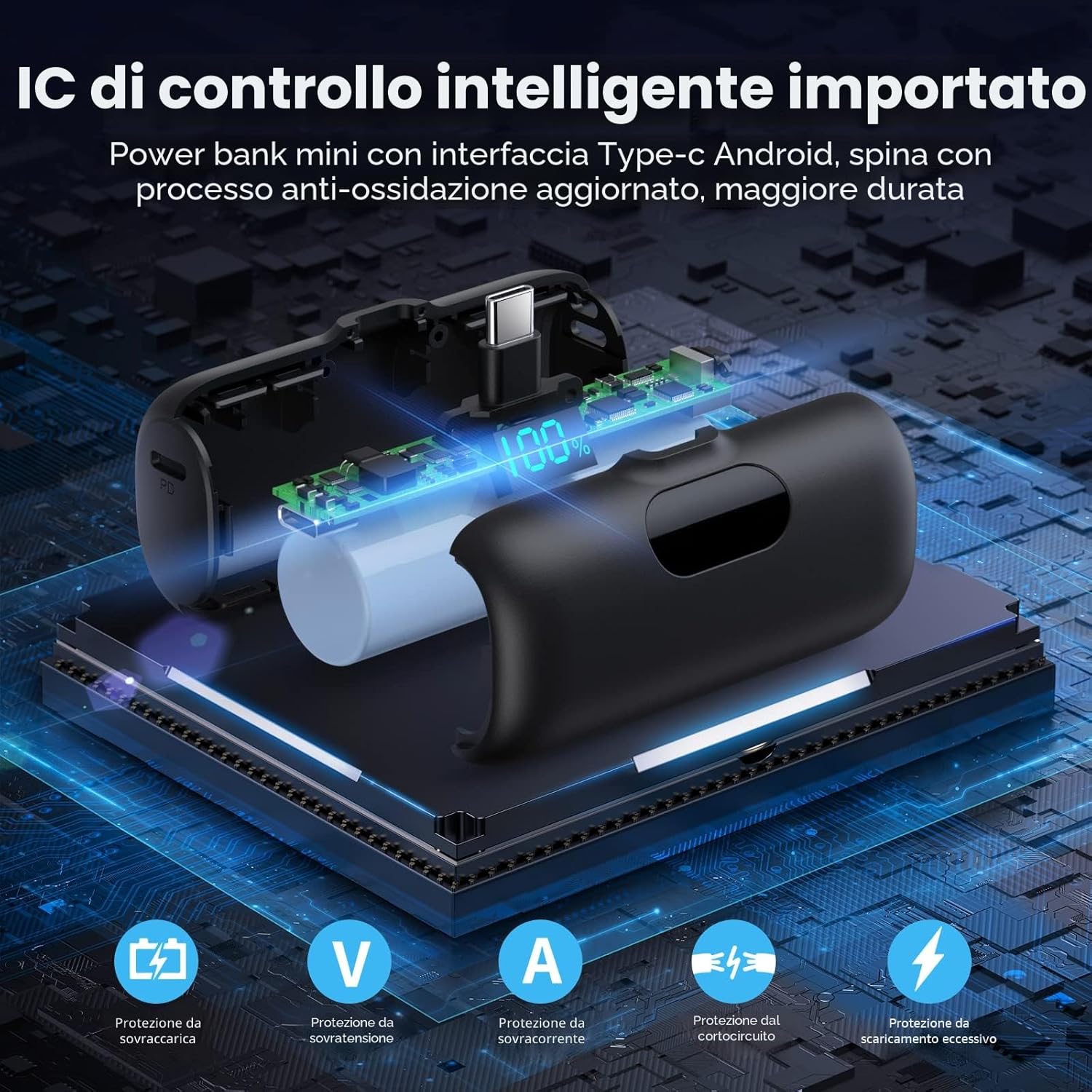 Thumbnail 4 de Feob Mini Power Bank USB C 5000mAh 15W