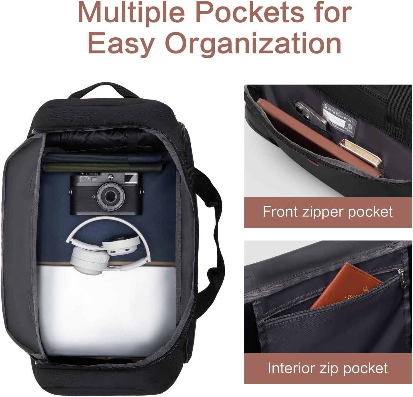 Thumbnail 5 de OIWAS 55L Wheelable Holdall with Shoe Compartment