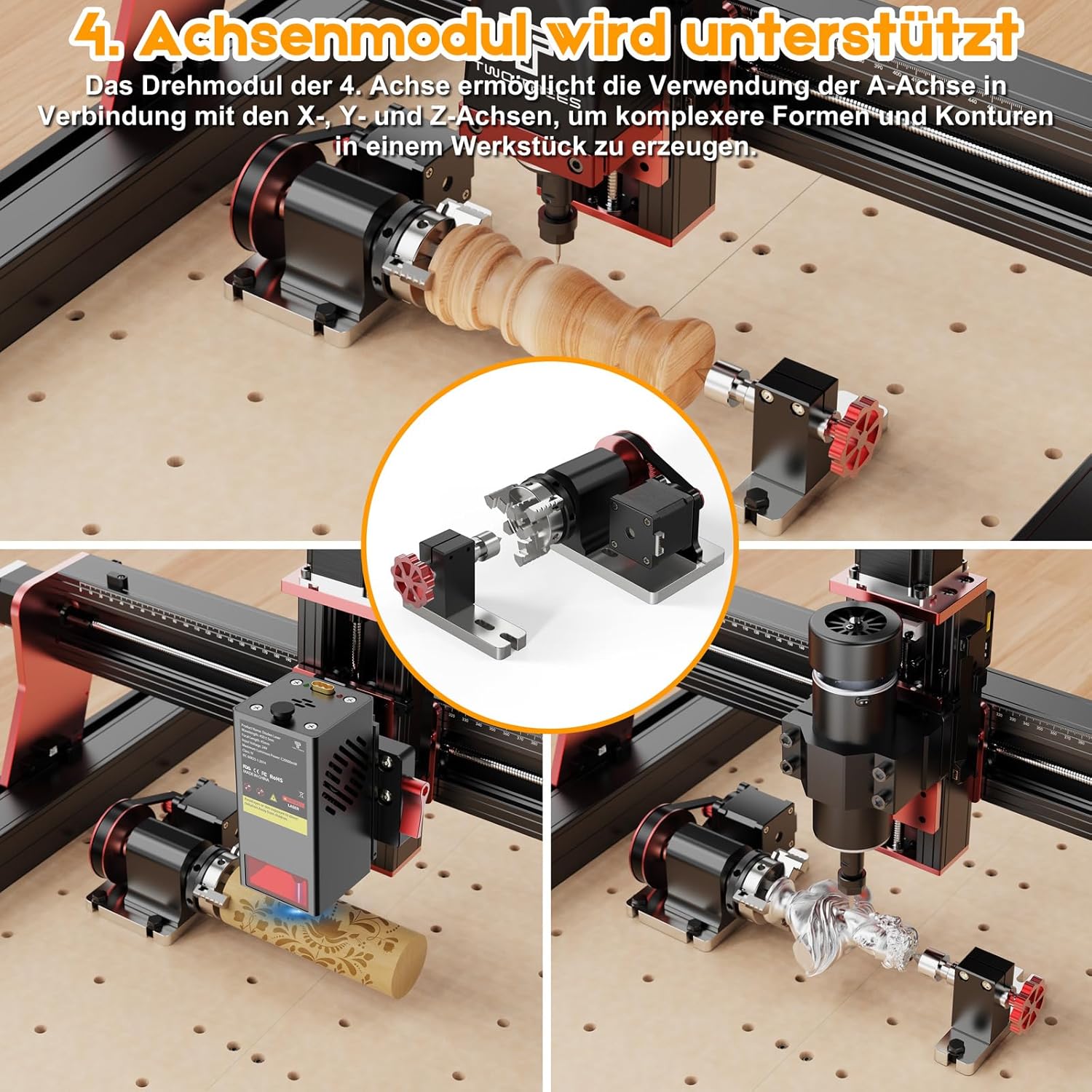 Thumbnail 2 de TTC450 Pro CNC Fräsmaschine 460×460 mm