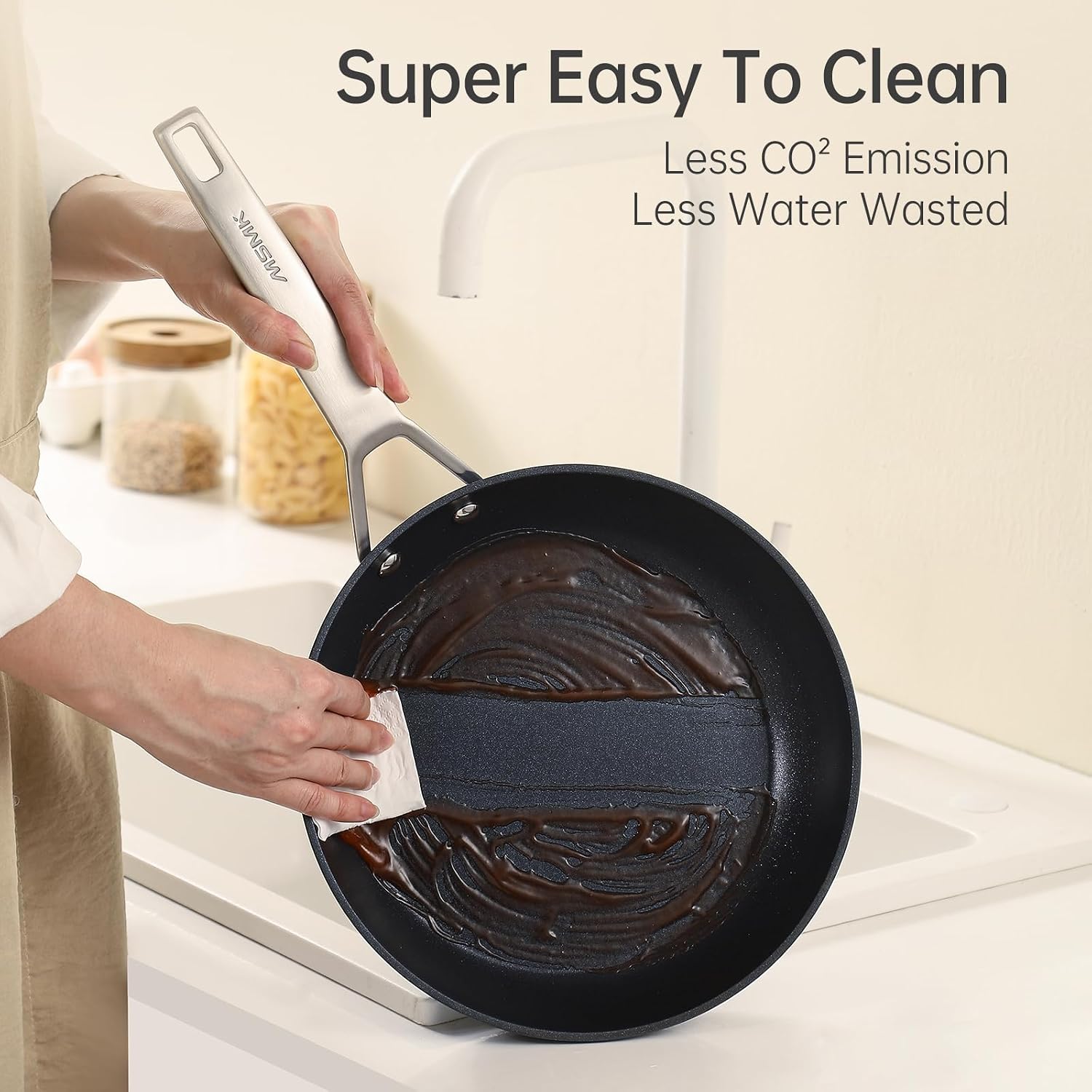 Detalle de MSMK Non-Stick Frying Pan, 8-Inch