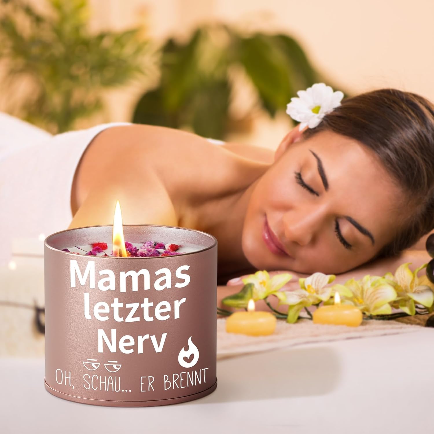 Thumbnail 3 de PRSTENLY Muttertagsgeschenk: 9OZ Kerze mit englischem Text für Mama (ca. 50 Stunden Brenndauer)