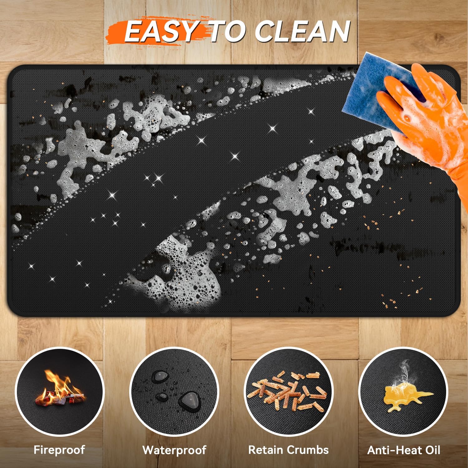 Thumbnail 4 de Rumlick Fireplace Mat 25 x 39 in.