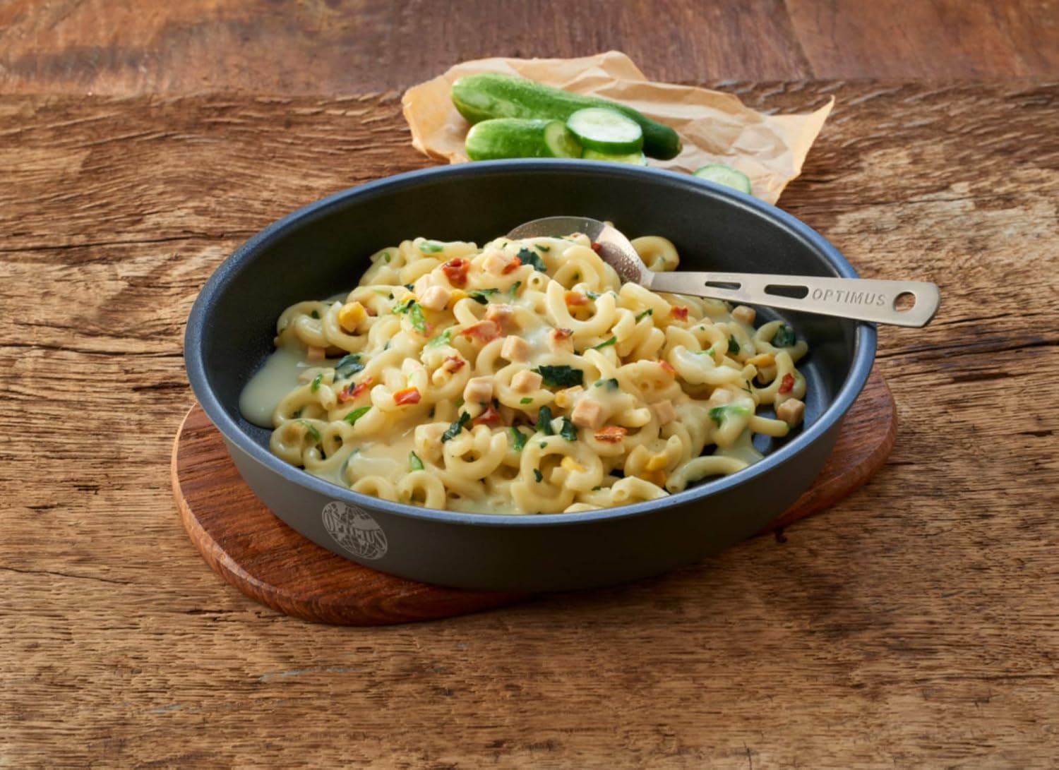 Detalle 2 de Trek'n Eat Pasta pollo/panna/spinaci – porzione pratica per escursioni e avventure in natura