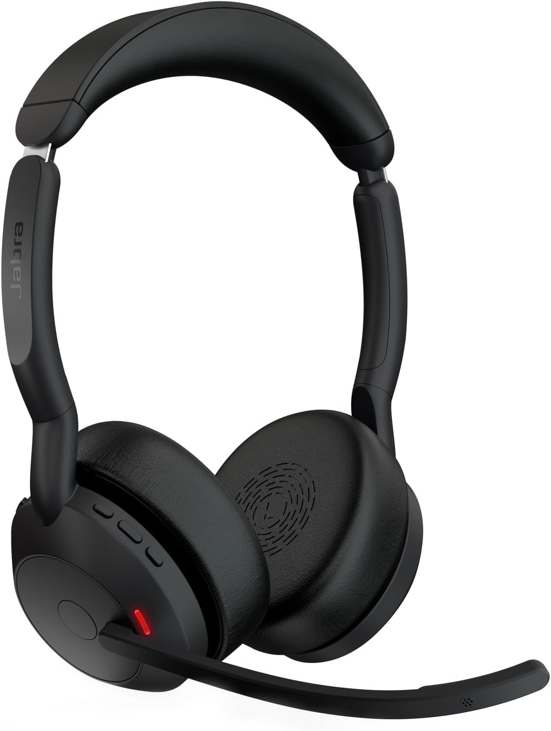 Detalle de Jabra Evolve2 55: Micro-casque sans fil stéréo avec base de recharge – confort et ANC pour UC