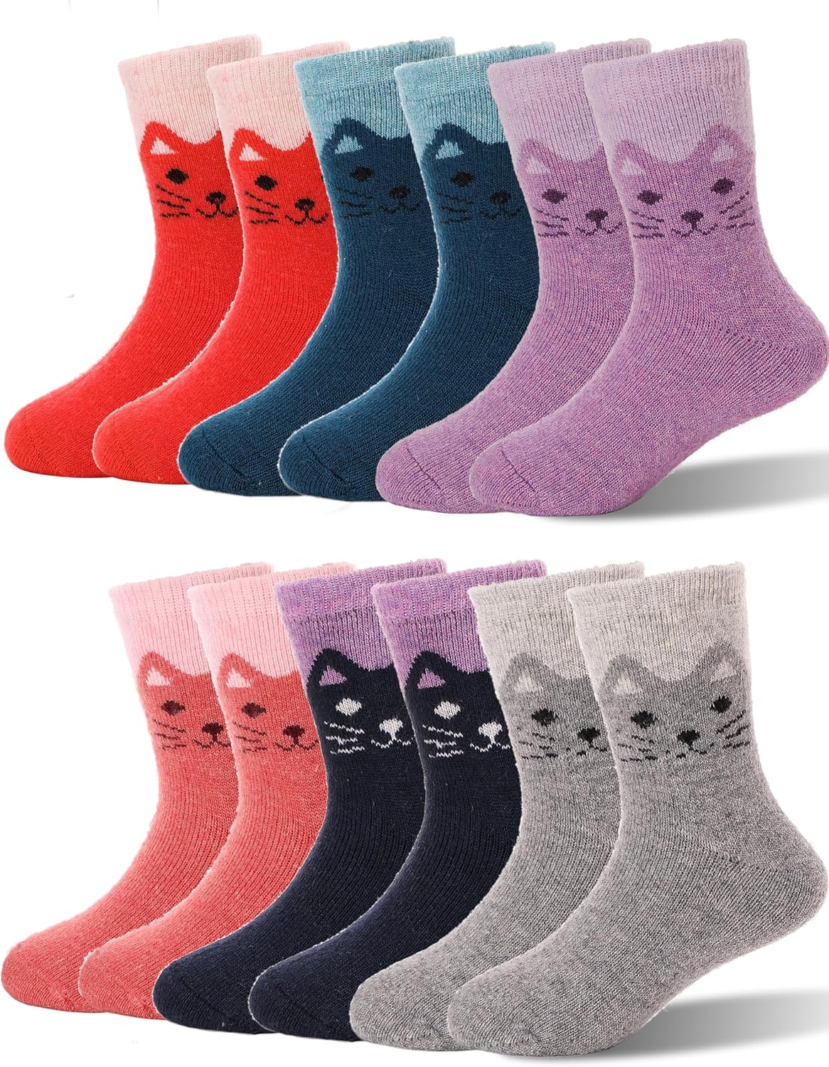 EBMORE Merino Wool Socks 6 pairs