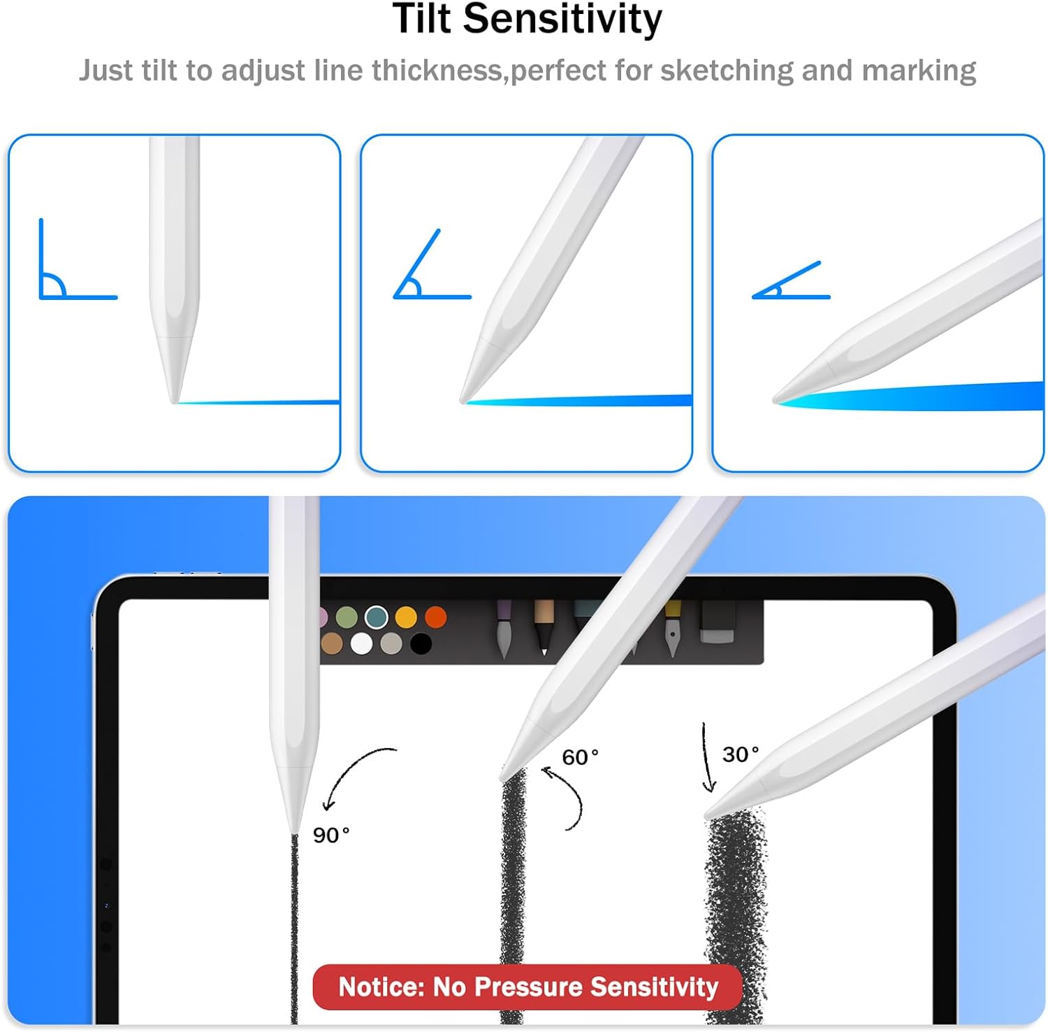 Detalle 2 de Cisteen Stylus Pen for iPad with Tilt Sensor