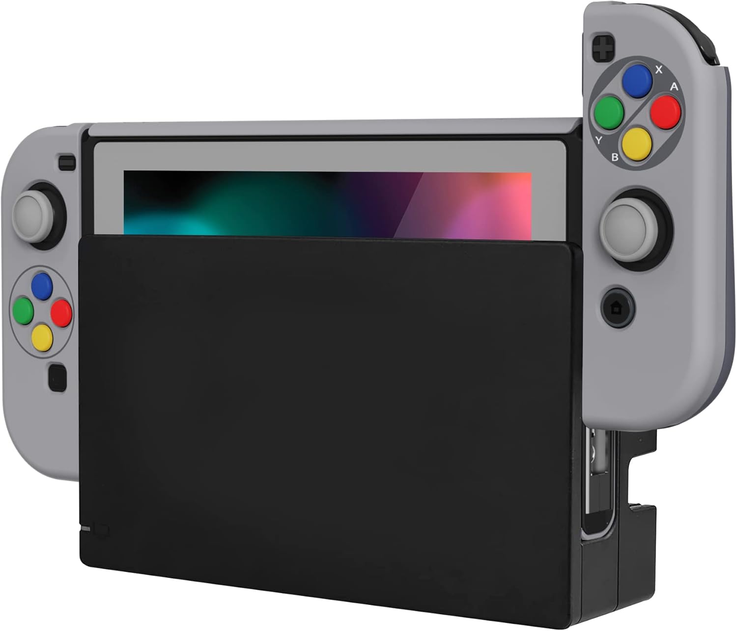 Thumbnail 5 de playvital AlterGrips Dockable Protective Case for Nintendo Switch (EU Style) with screen protector and grip caps