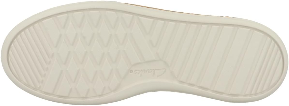 Thumbnail 4 de Clarks Baskets de marche Hollyhock Walk en cuir blanc cassé pour femme