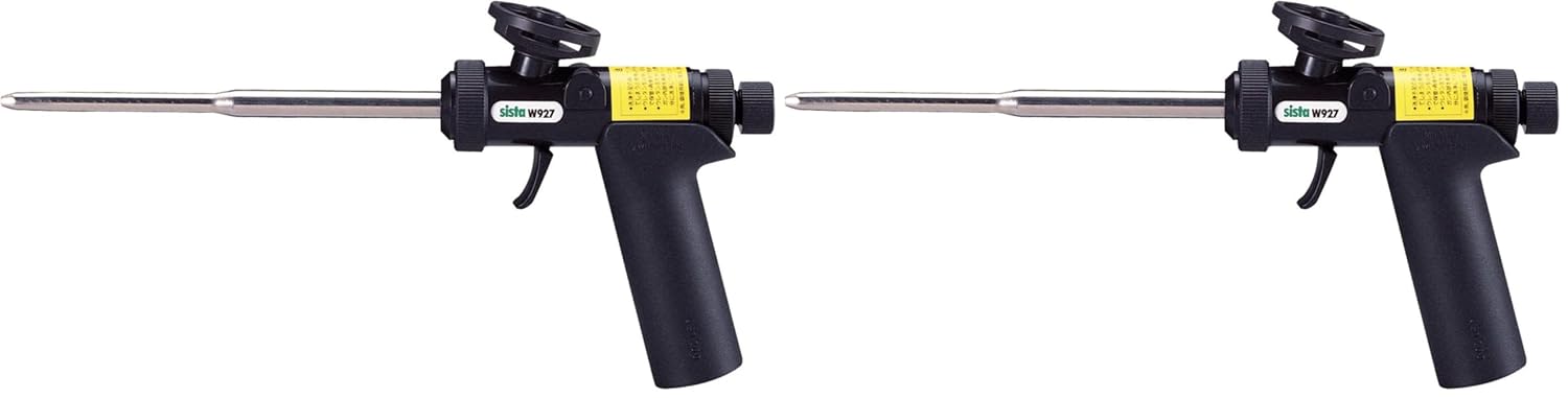 Detalle de シスタ W927専用ガン SGW-927|発泡ウレタン用・吐出量調整・缶を装着したまま保管