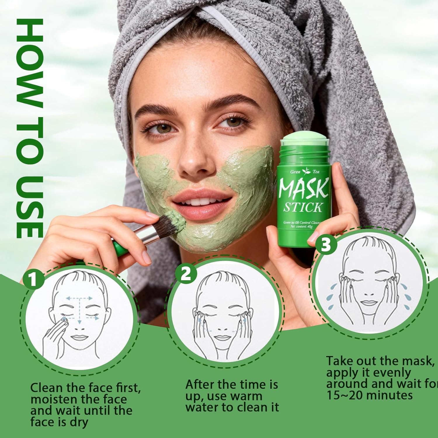 Thumbnail 5 de Green Mask Stick 2 Pack máscara té verde