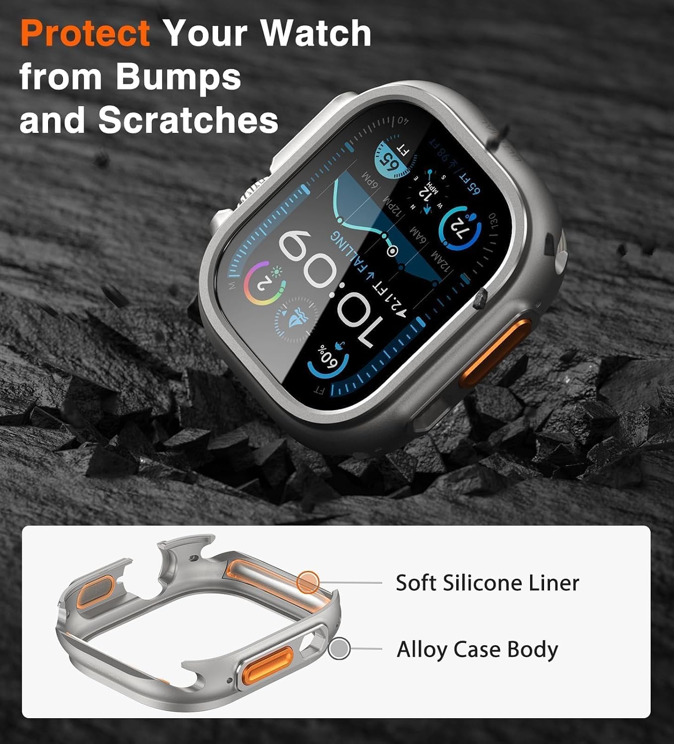 Detalle de Apple Watch Ultra 49mm case, Ultimal