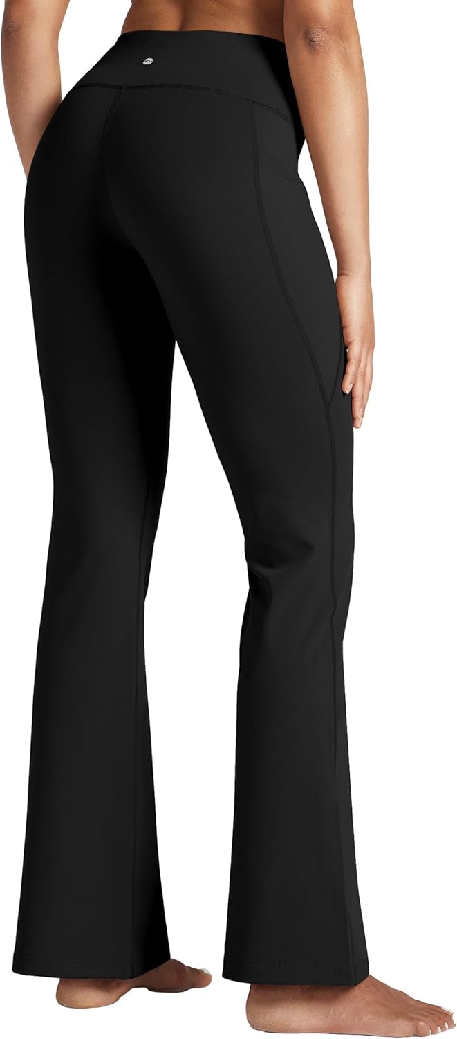 Thumbnail 1 de Willit Women’s Flare Yoga Pants (High Waist, Tummy Control) with Pockets — 27/29/31/33" Inseam Options