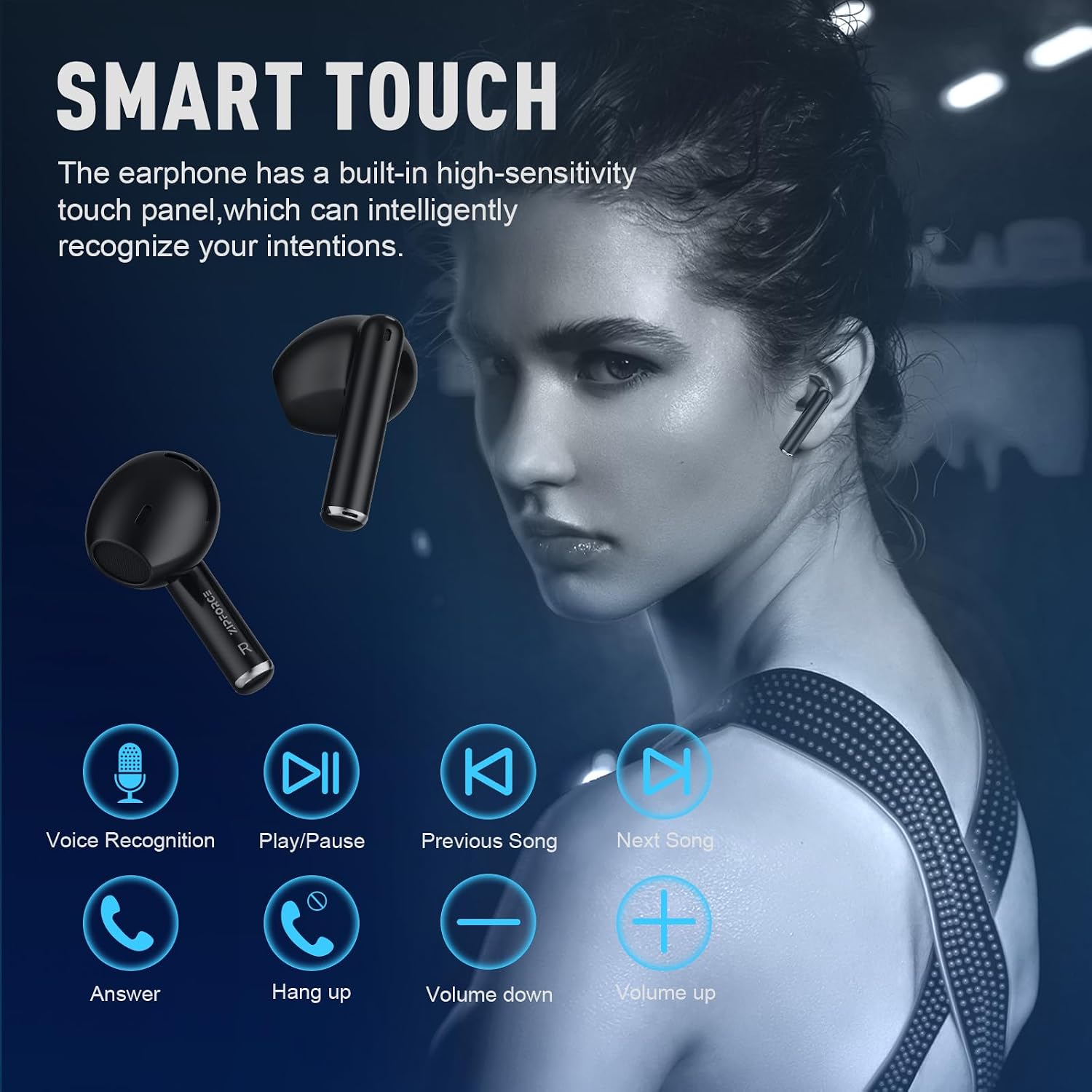 Thumbnail 4 de ZIPFORCE ZF Luna Pro auricolari Bluetooth 40h