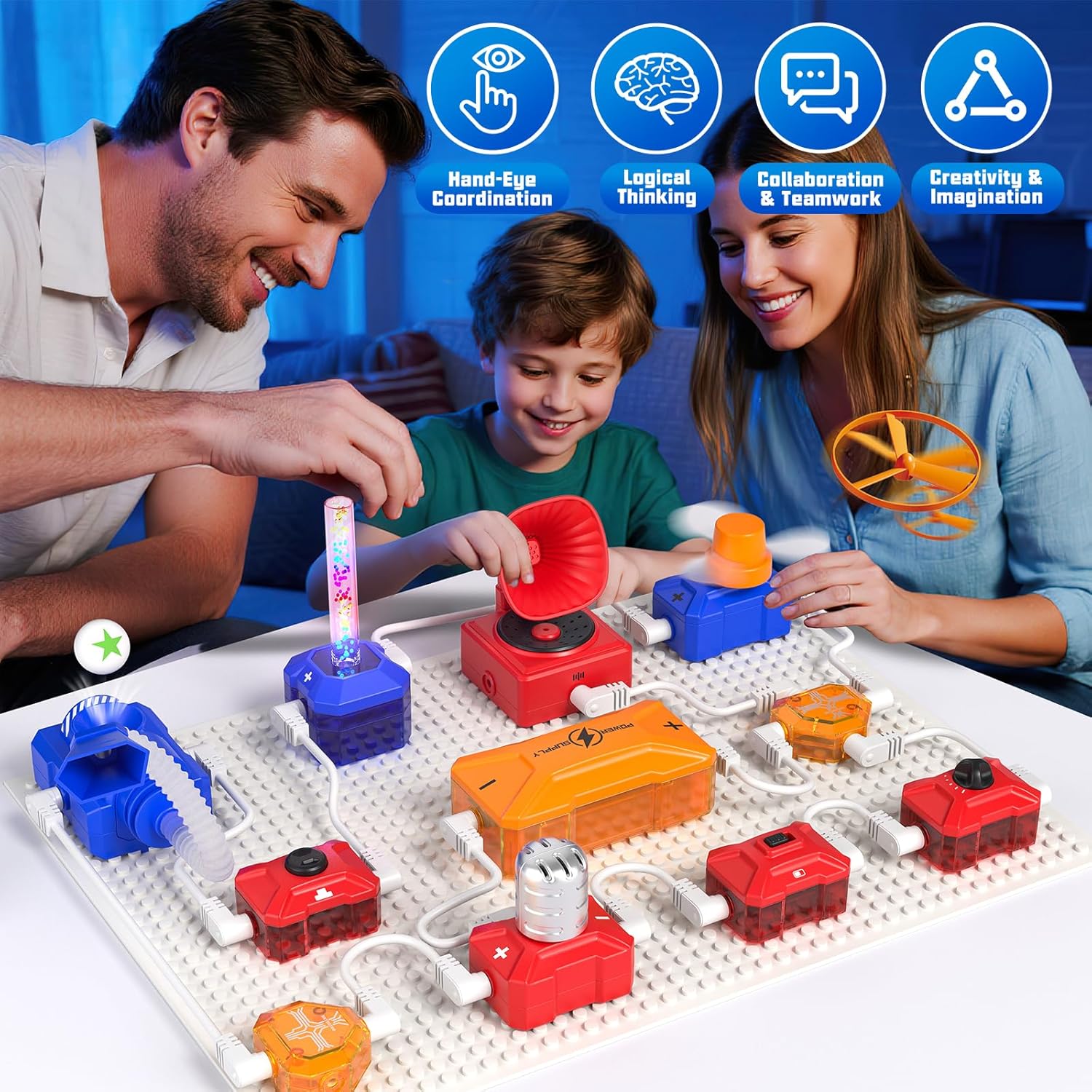 Thumbnail 6 de Sunrad Elektronik Baukasten für Kinder: Elektro-Experimentierkasten ab 8–12 Jahren (260+ Experimente)