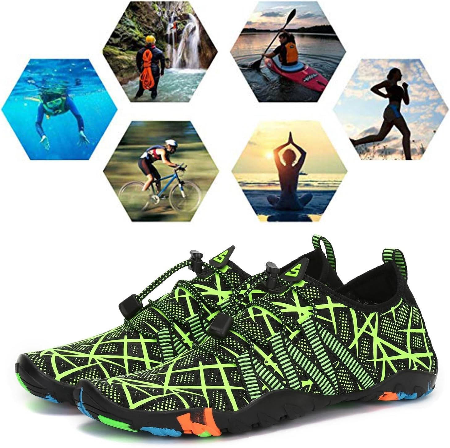 Thumbnail 6 de SAGUARO Scarpe da Scoglio Uomo e Scarpette Mare Antiscivolo — Dry Fast, 35–48 EU