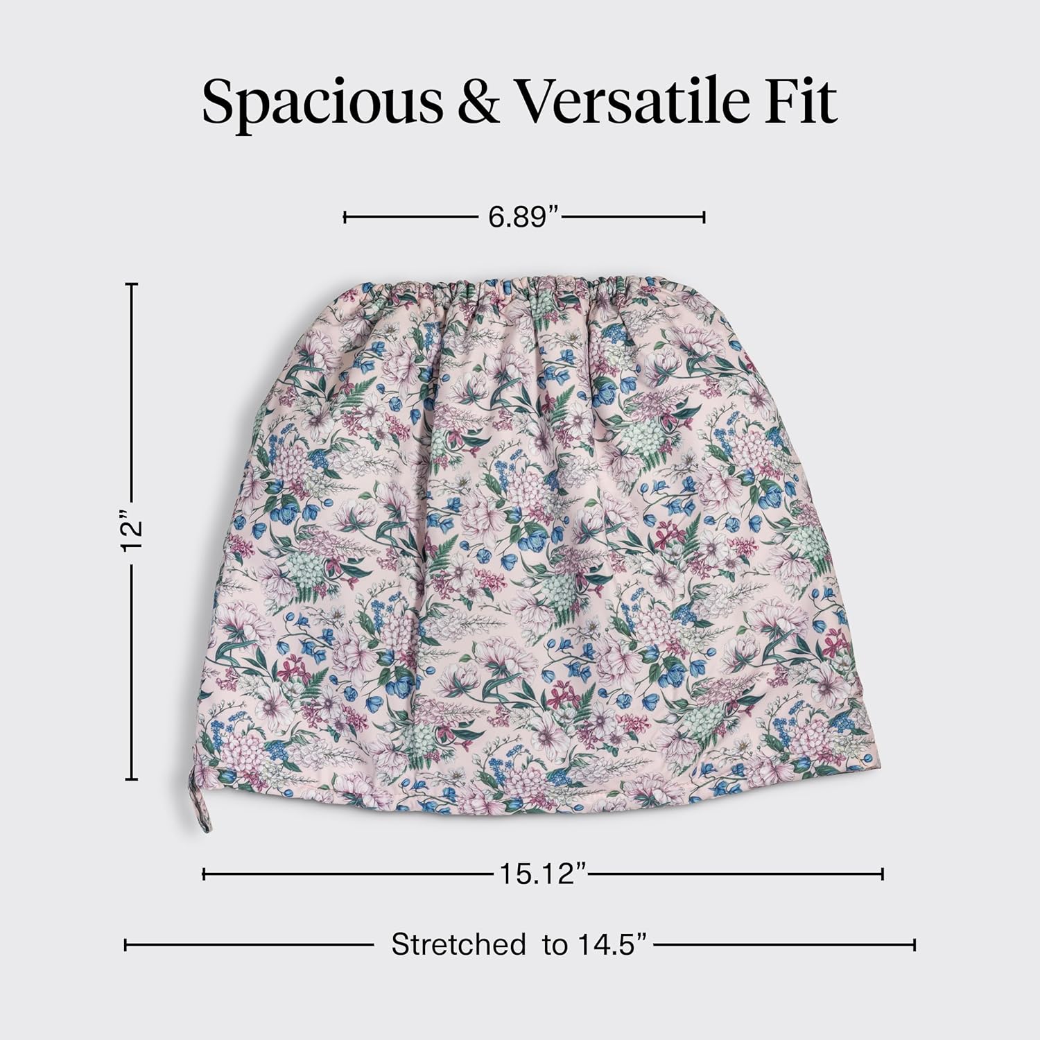 Thumbnail 3 de Bridgerton x Kitsch Satin-Lined Flexi Shower Cap (Large) – Waterproof, Reusable & Non-Slip