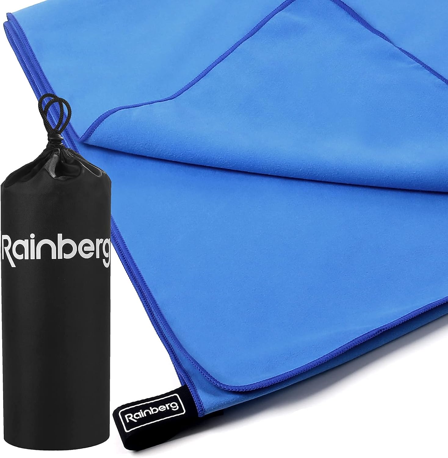 Thumbnail 6 de Rainberg Microfiber Towel (180x90cm) – Large Gym Towel for Travel, Gym and Outdoors