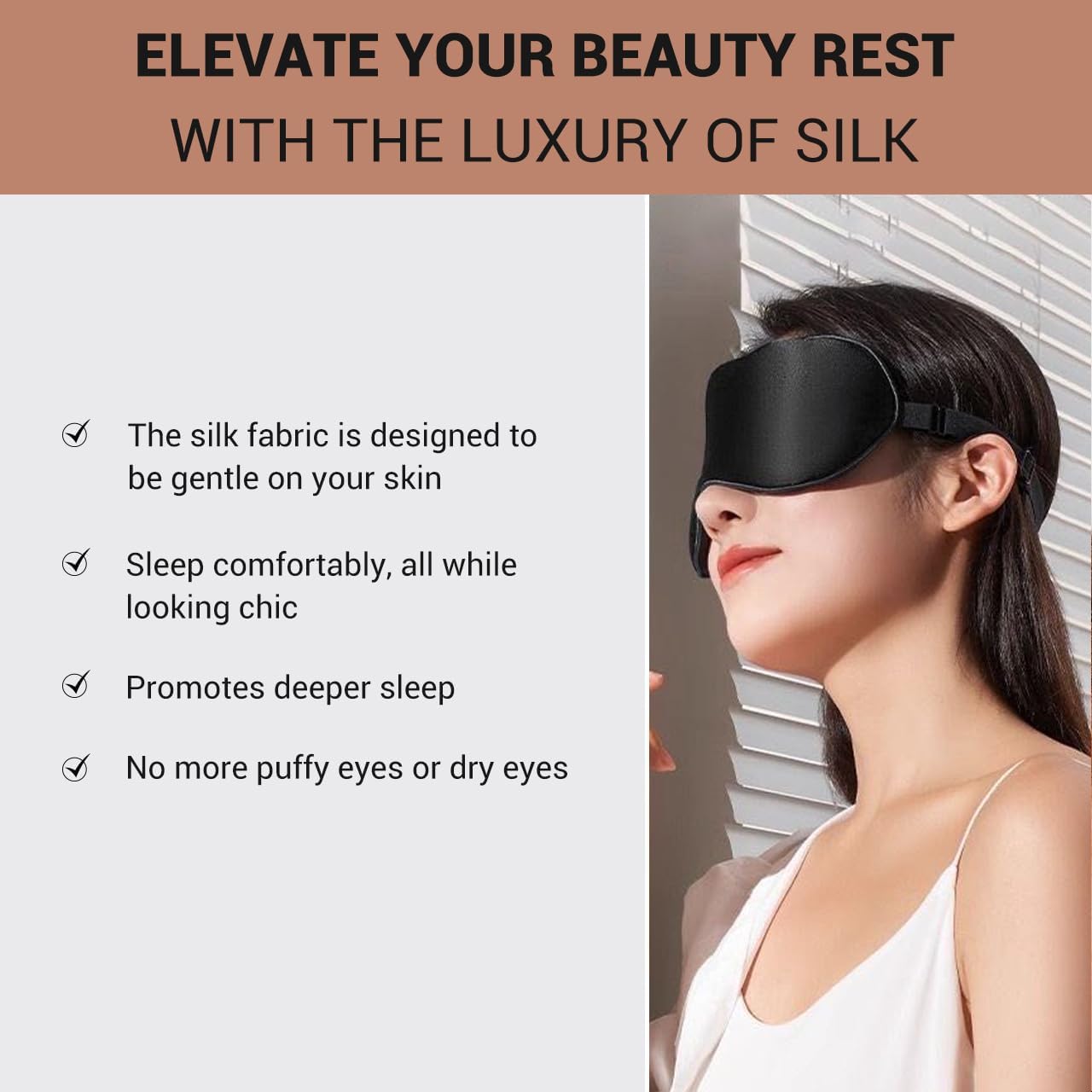 Thumbnail 5 de LaCourse Mulberry silk eye mask 19 momme