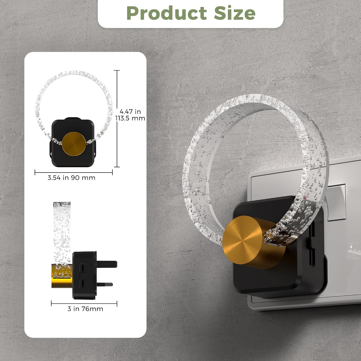 Detalle 2 de LOHAS-LED Rotatable Plug-in Night Light with Dusk-to-Dawn Sensor
